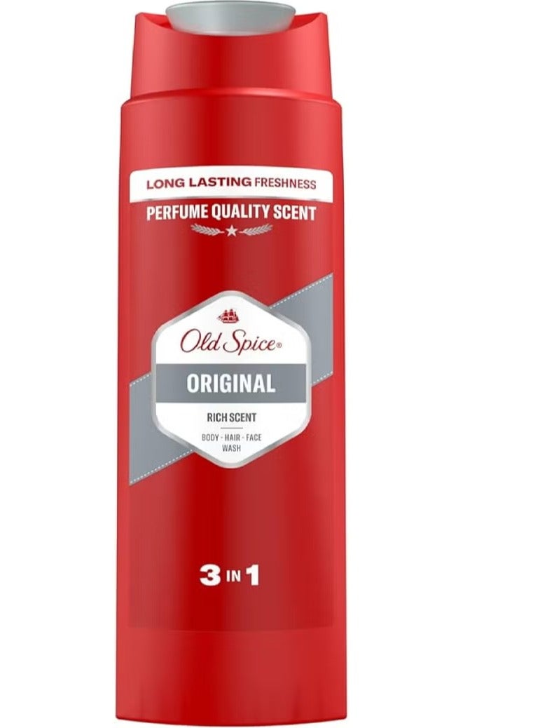 أولد سبايس غسول أولد سبايس الأصلي 3 في 1 للجسم والشعر والوجه 400 مل - Image 2